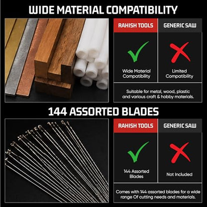 Jeweler's Saw Frame & Replacement Blades Collection