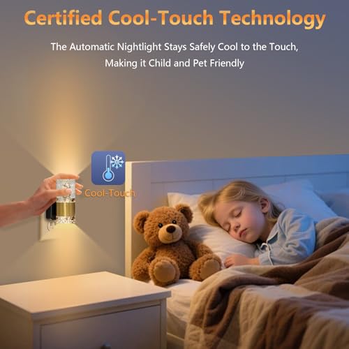 LED Night Lights Plug into Wall 2 Pack