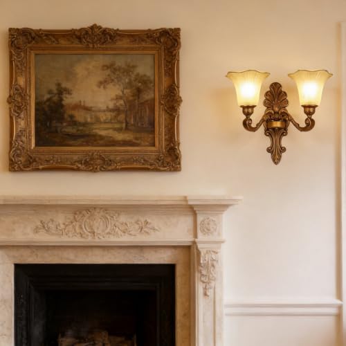 Vintage Double Arm Wall Sconce