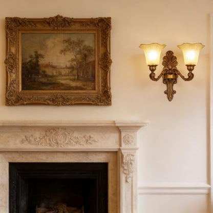 Vintage Double Arm Wall Sconce