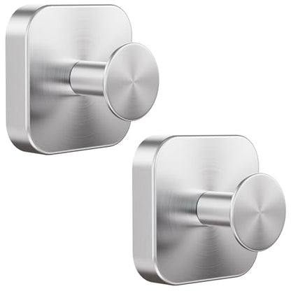 Adhesive Stainless Steel Towel Hooks