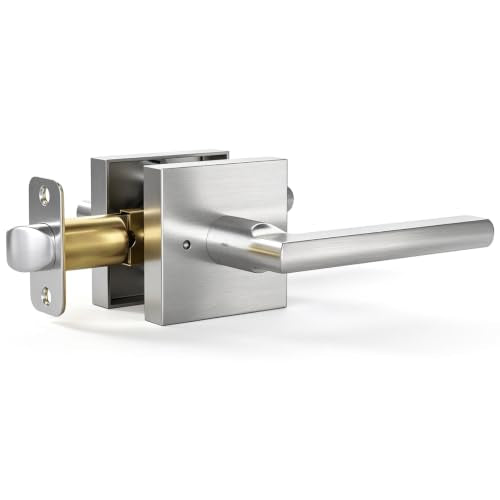 Indoor Privacy Door Handle (Satin Nickel)