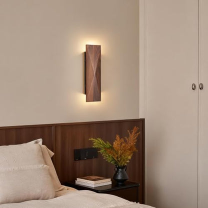 Walnut Stone wall lamp