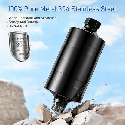 Larger Premium Metal Shower Filter