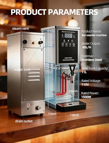 Commercial Water Boiler Hot Water Machine Hot Water urn Stainless Steel Step