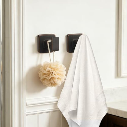 2 Pack Towel Hooks Robe Coat Hook for Bathroom