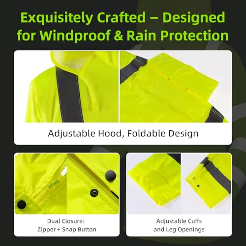 Hi Vis Rain Suit
