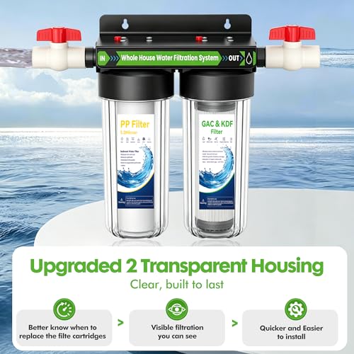 2 Stage Whole House Water Filter System