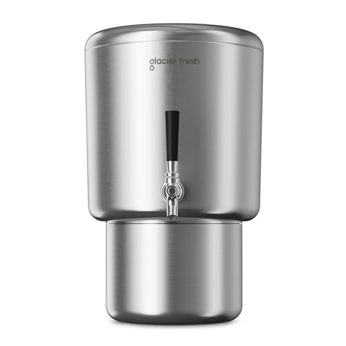 Gravity Fed Stainless Steel Countertop Water Filtration System 2.25G