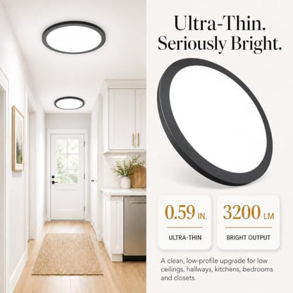 Dimmable LED Flush Mount Ceiling Light Fixtures