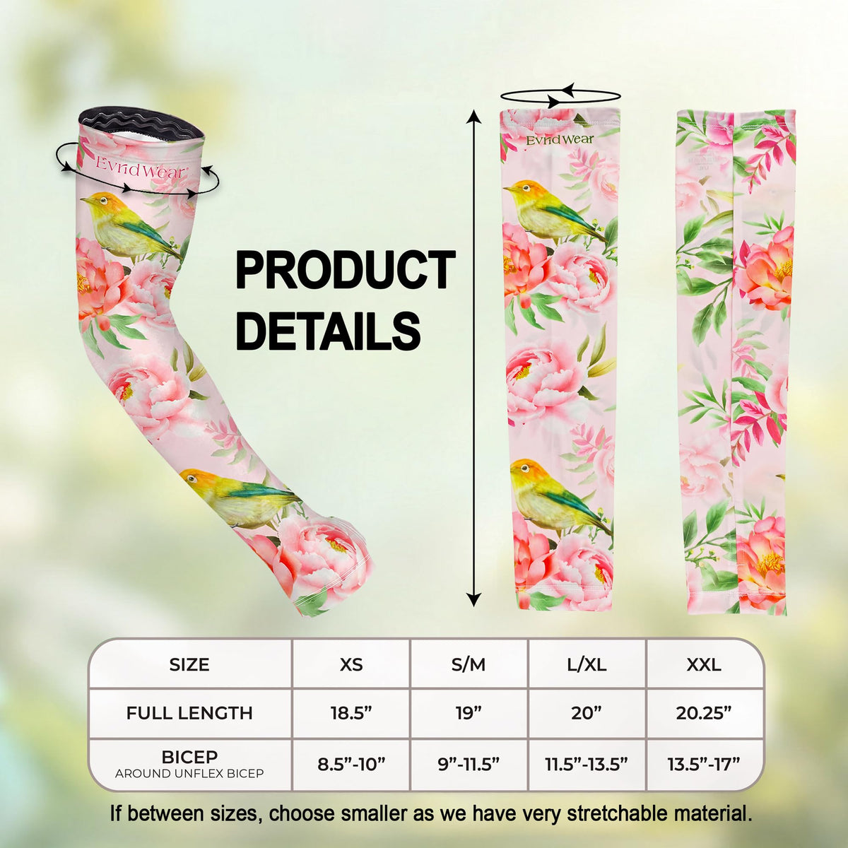 Gardening Sleeves (XX-Large / Pink Floral Garden)