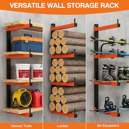 4 Level Lumber Storage Rack