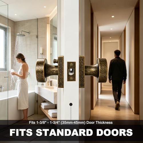 Interior Privacy Door Knob (Vintage Bronze)