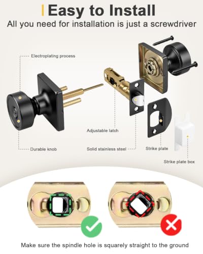 Black Interior Door Knobs