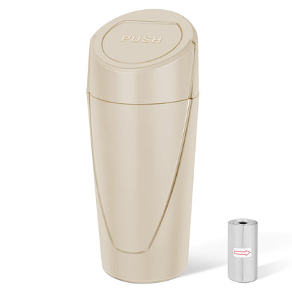 Car Trash Can (Beige / Round)