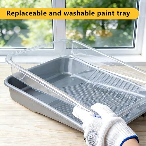 Paint Tray with Liners 9 Inch 11pcs