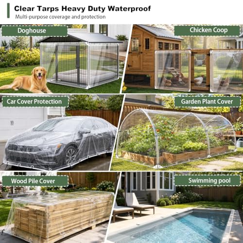 Clear PVC Vinyl Tarp Clear Tarps