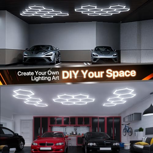 Hexagon Garage Lights