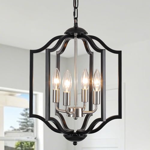 Black Chandelier Light Fixture