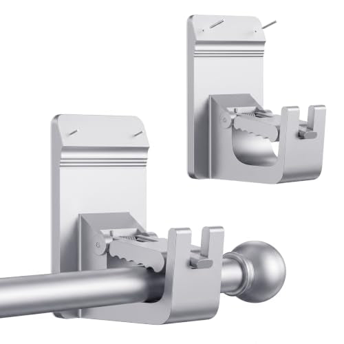 Universal Heavy Duty Curtain Rod Brackets