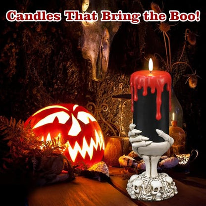 Halloween Pillar Candles S02 0706