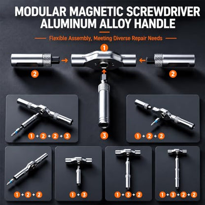 24 in 1 Magnetic Ratchet Screwdriver Set