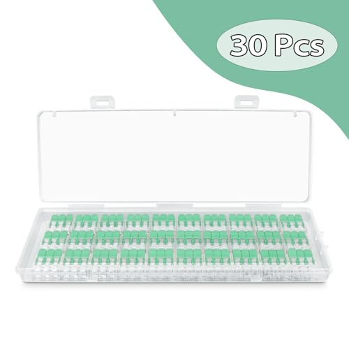 30PCS Lever Wire Connectors 3 Port Electrical Connectors Lever Nuts (3 Ports)