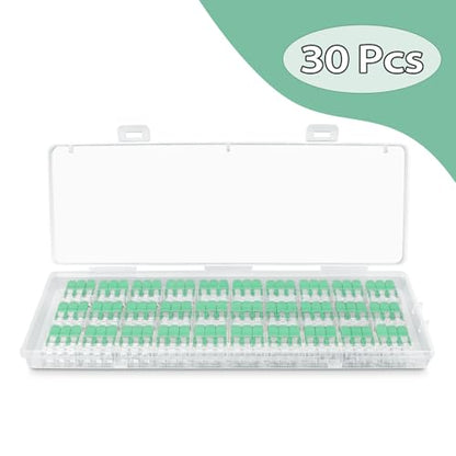 30PCS Lever Wire Connectors 3 Port Electrical Connectors Lever Nuts (3 Ports)