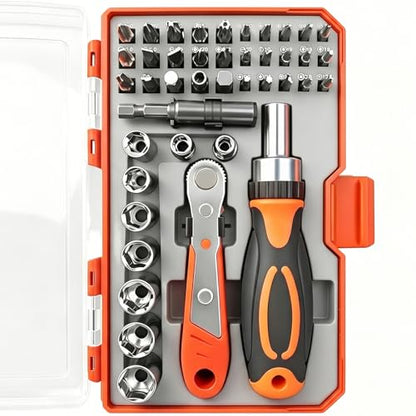 42 in 1 Magnetic Ratcheting Screwdriver Set