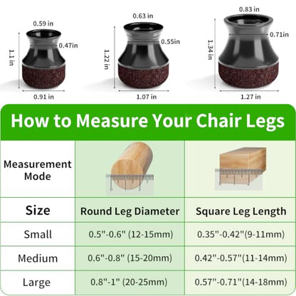 Felt Thickened Wall Chair Leg Caps