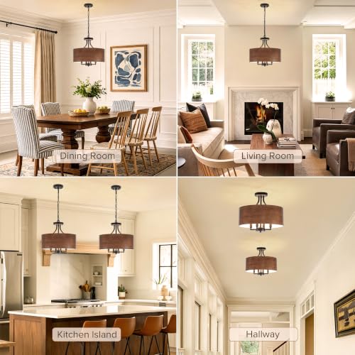 Farmhouse Chandelier for Dining Room