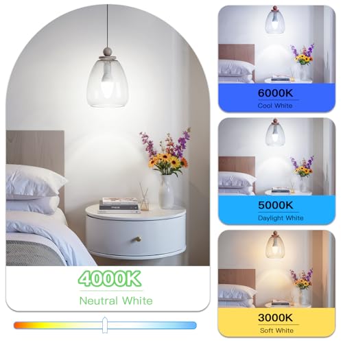E12 LED Candelabra Light Bulbs 60W Equivalent
