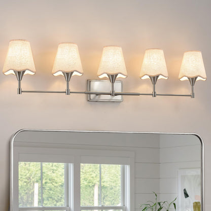 Brushed Nickel Bathroom Vanity Light (Brushed Nickel / 5 LIGHT)