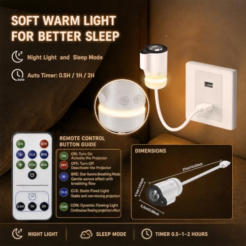 Galaxy Starry Sky Night Light Projector