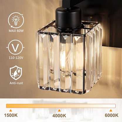 Modern Crystal Bathroom Vanity Lights