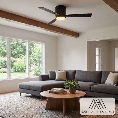 Asher Hamilton Vero 52 Inch Low Profile Indoor Ceiling Fan
