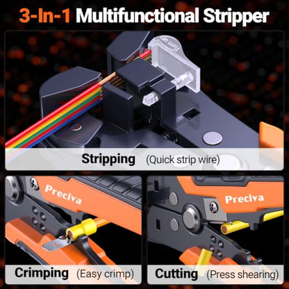 Insulated Crimping Tool Set with Storage Case