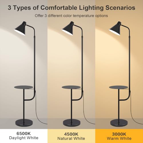 Living Room Floor lamp with Coffee Table