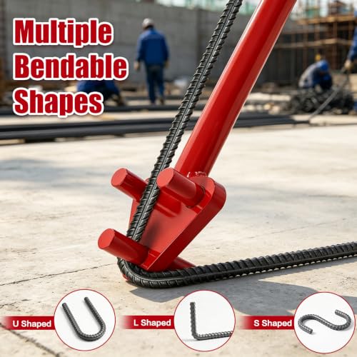 Manual Rebar Bender (Red)