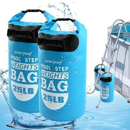 Heavy Duty Pool Ladder Weights 2 Pack 25