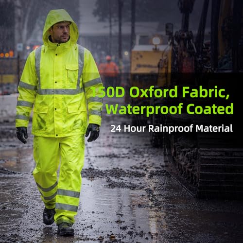 Hi Vis Rain Suit