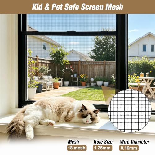 304 Stainless Steel Window Screen (36"x50' / Ultra HD)