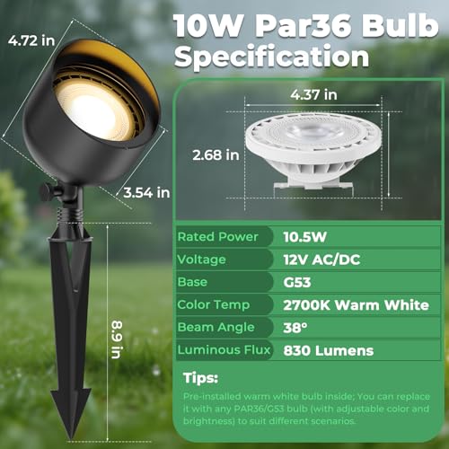 Low Voltage Landscape Flood Light