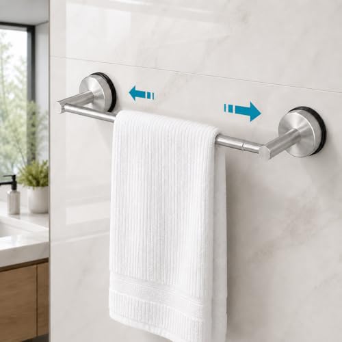 Extendable Suction Cup Towel Bar