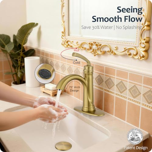 Bathroom Faucet 1 Hole or 3 Hole 4 Inch