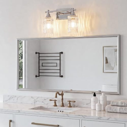 Modern 2 Light Bathroom Light Fixtures (Chrome / 2-light)