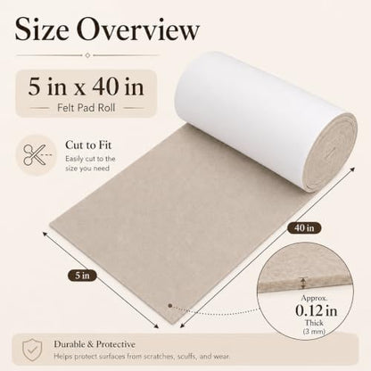 Felt Furniture Pads Self Adhesive Felt Tape for Hardwood Floors