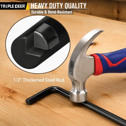 Heavy Duty Cane Bolt Gate Drop Rod Extra Thick Ground Latch