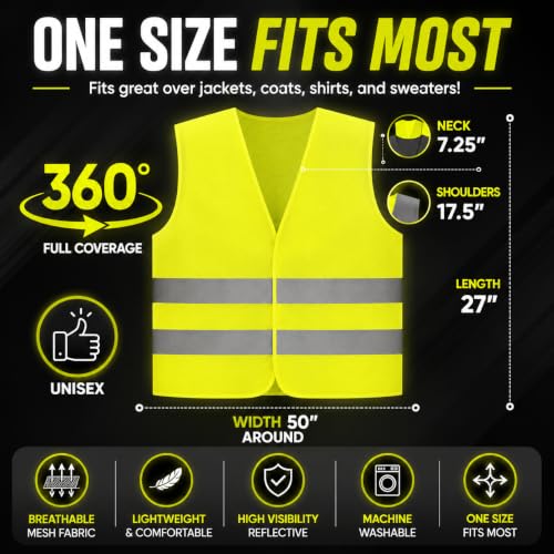 Safety Vests High Visibility Reflective Vest
