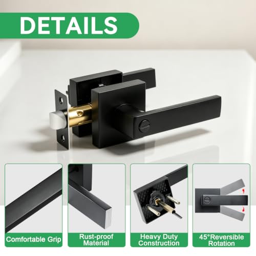 Matte Black Door Handles